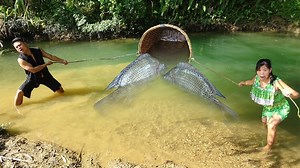 8.4K views · 400 reactions | Primitive Life: Smart Fishing Use Worms as Fish Bait Catch Big Fish To Survive © Copyright by Primitive Cooking KT | Primitive Cooking KT | Facebook