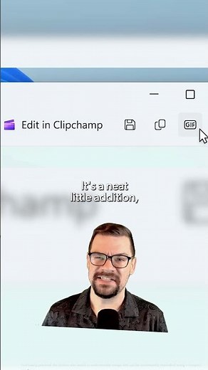 GIF recorder built into Windows