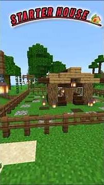 Minecraft Starter House Build | Easy Survival Base for Beginners 🏠
