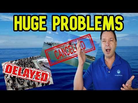 HUGE DELAYS AND THOUSANDS OF CRUISES CANCELLED OVERNIGHT