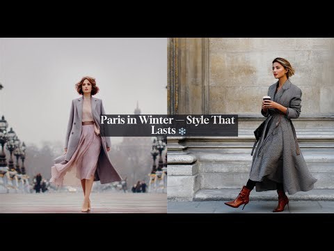 Parisian Inspired Winter Wardrobe | Sophisticated Style for Cold Days