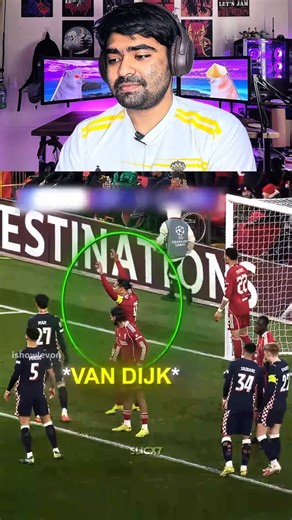 Sasanka Banerjee on Instagram: "Van Dijk Try To Save Header But 😂 #vandijk #liverpool #psv #goal #football #trendingnow #viralreels"