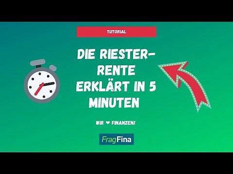 Riester-Rente einfach erklärt in 5 Minuten ⏱️