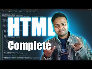 Complete HTML Course for Beginners with Notes