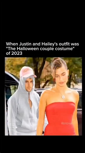 Music on Instagram: "In Halloween 2023, Justin and Hailey Bieber’s couple costume that got a lot of attention was inspired by The Flintstones - specifically the prehistoric characters Pebbles Flintstone and Bamm-Bamm Rubble."
