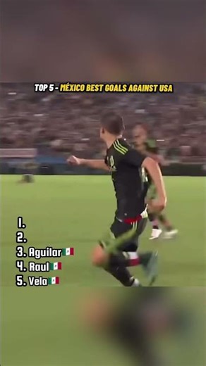 Top 5 Mexico Goals vs USA That SHUT the Crowd Down 🇲🇽💥🇺🇸 #Shorts