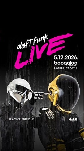 Daft Funk Live in Croatia! #daftpunk #celebration #livemusic #shorts