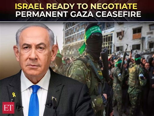 Israel open to 'permanent' Gaza ceasefire only if territory is demilitarised: Netanyahu