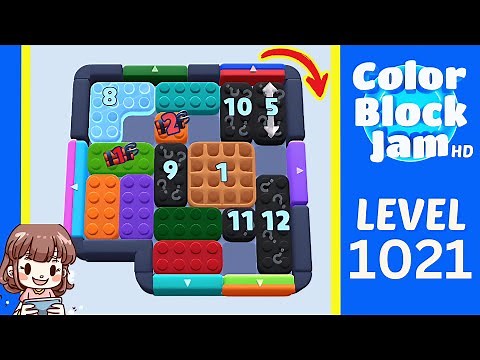 Color Block Jam Level 1021 Solution Walkthrough