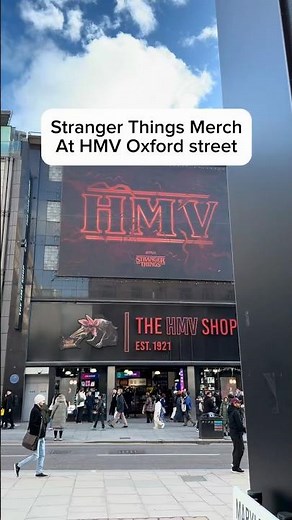 Stranger Things Merch in HMV