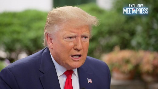 Trump to Chuck Todd: 'I think I win the election easier' if Dems pursue impeachment