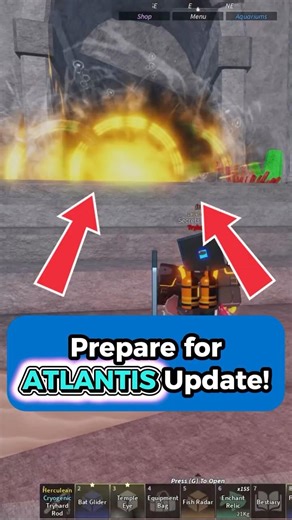 How to unlock Atlantis 🏛️🌊 for Wrath of Olympus update in Fisch | 5 Hidden Levers Locations #fisch