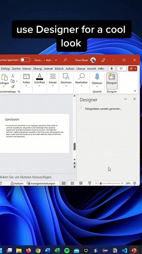 chatgpt creating a complete powerpoint?😱 #chatgpt #powerpoint #trendingnow @howtousegpt