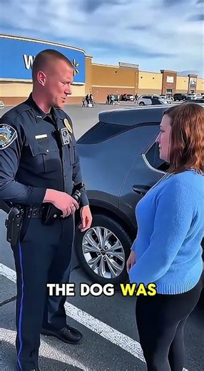 Officer Checks on Dog Left in Car at Walmart Parking Lot