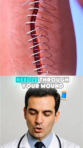 How Stitches Heal Your Wounds | Amazing Body Healing Process#SkinRepair#HumanBody