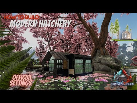 How To Build: Modern Hatchery | Speed Build | Ark Survival Evolved | Official Settings