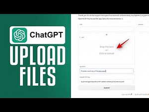 How To Upload Files To ChatGPT (PDF, Images & Documents)