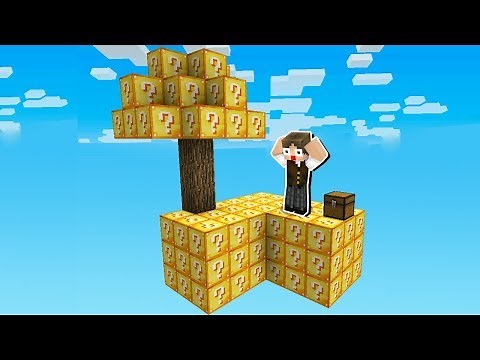 SKY BLOCK, MAS EU TENHO LUCKY BLOCKS!