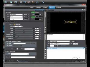 Proshow Producer 4 Tutorial "Putting Caption"