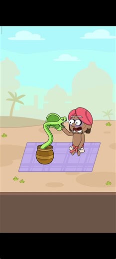 See what the snake does when you play a different flute in front of it