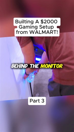 Builting A $2000 Gaming Setup from WALMART!#fyp #pctips #pcbuild #setup #gamingroom