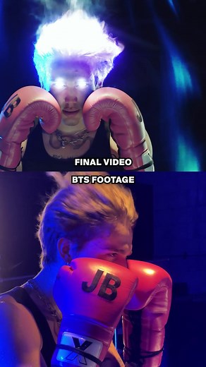 We did in fact use a leaf blower 😂 #BehindTheScenes #VinnieHacker #100T @Vinnie