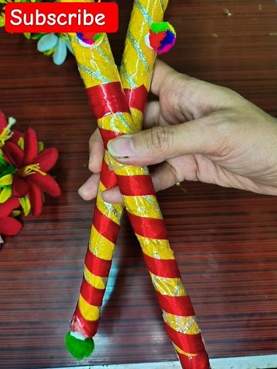 how to make Dandiya, Dandiya decoration, how to make Dandiya at home simple easy for Navratri