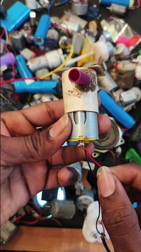 homemade Mini water pump for dc motor