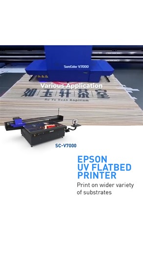  Say goodbye to limitations! The SC-V7000 isn't just a UV printer;...