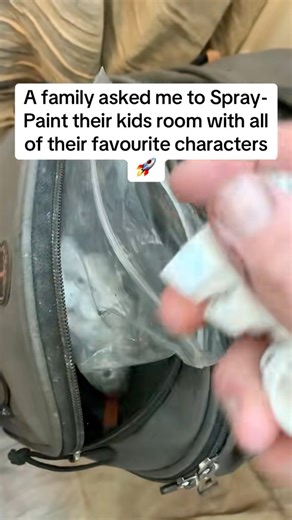 A family asked me to Spray-Paint their kids room with all of their favourite characters 🚀 #mural | Mr Murals