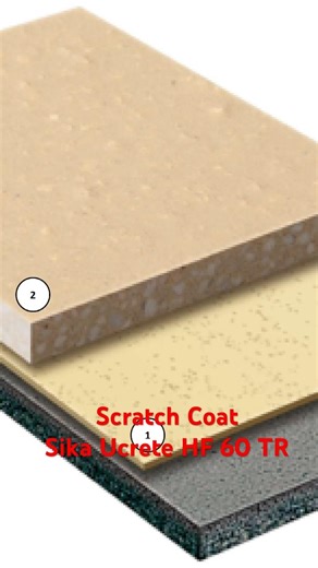 Sika Ucrete HF 60 TR Scratch Coat Application In Saudia Arabia #sika_Scratching_Coat #sika_Ucrete_60