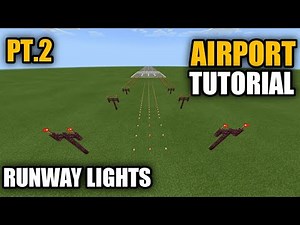 How To Build an Airport in Minecraft - Pt. 2 - Runway Lights