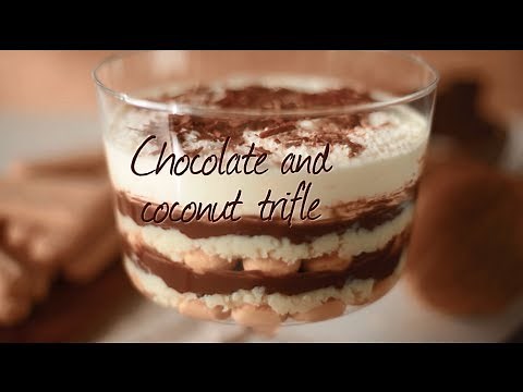 Chocolate coconut trifle | Recipe video