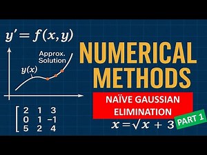 Naive Gaussian Elimination Explained | Step-by-Step Numerical Method + Solved Examples Part 1