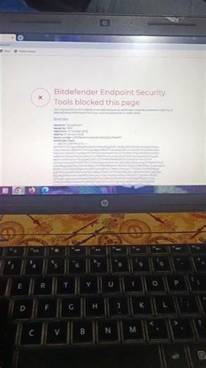 Problem solve website blocked Bitdefender