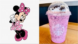 Magical Minnie Mouse Frappuccino To Order At Starbucks! | Chip and Company