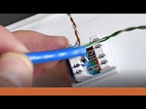 CAT5e Mod Jack Termination - 110 IDC