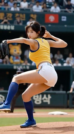 AI Female Pitcher – Casting Test 02 | NEOCAST #aiathlete #virtualbaseball #baseball