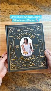 Today we're cooking up Billionaire's Bacon from Snoop Dogg's cookbook!🥓 #ChronicleBooks