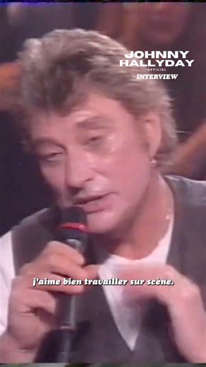 #johnnyhallyday en interview avec Nagui sur son rapport à la langue de ses textes #chansonfrancaise | Johnny Hallyday - Universal Music