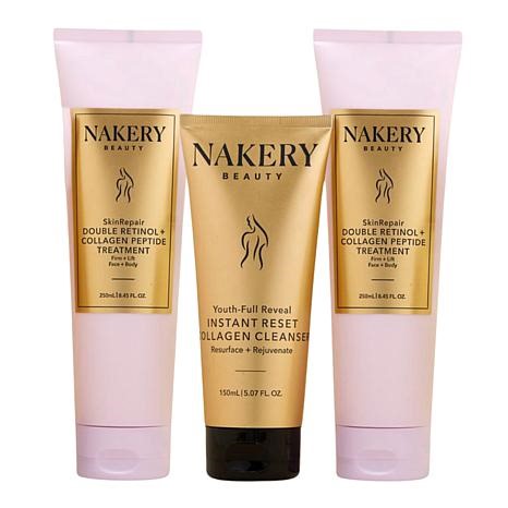 Nakery Beauty Double Retinol Plump and Firm 3-pc Collection Auto-Ship® | HSN