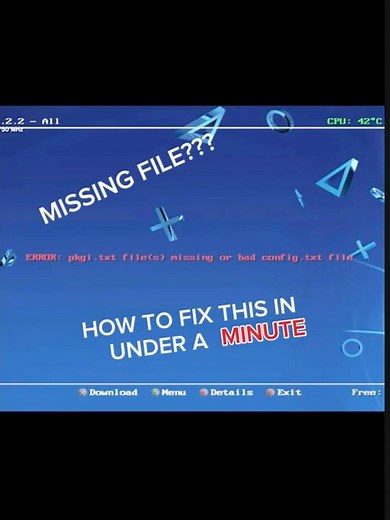 HOW TO FIX TXT FILE ERROR ON PKGi (PS3)