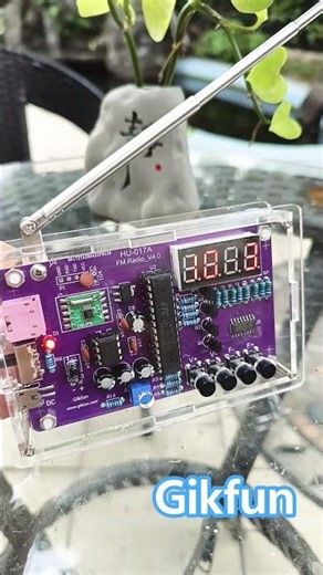 Build your own FM radio from Gikfun #arduino #diyelectronics #diy gift