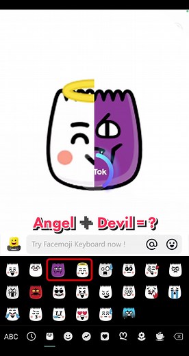 Combining Angel and Devil Emoji Tutorial