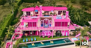 Vai poder alugar a casa da Barbie no Airbnb. Imagens da mansão são incríveis [fotos]
