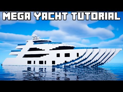 MEGA YACHT Tutorial in Minecraft! [Part 2]