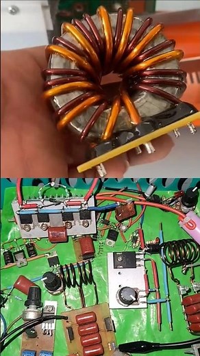 How to make induction heating from a welding machine #inductionheater #inductionheating