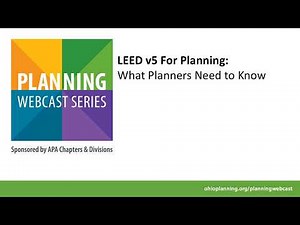 LEED v5 For Planning: What Planners Need to Know