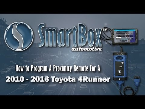 How to Program a Proximity Key to a 2010 - 2016 Toyota 4Runner