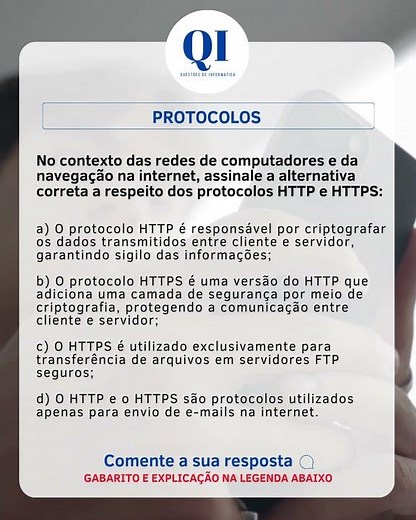 HTTP vs HTTPS: você sabe a diferença? (cai em prova!) #informatica #dicasdeinformatica